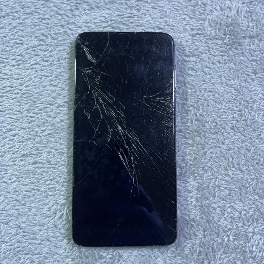 Motorola Moto‎ G Stylus 2020 Black Crack Screen For Parts Repair Only Not Tested